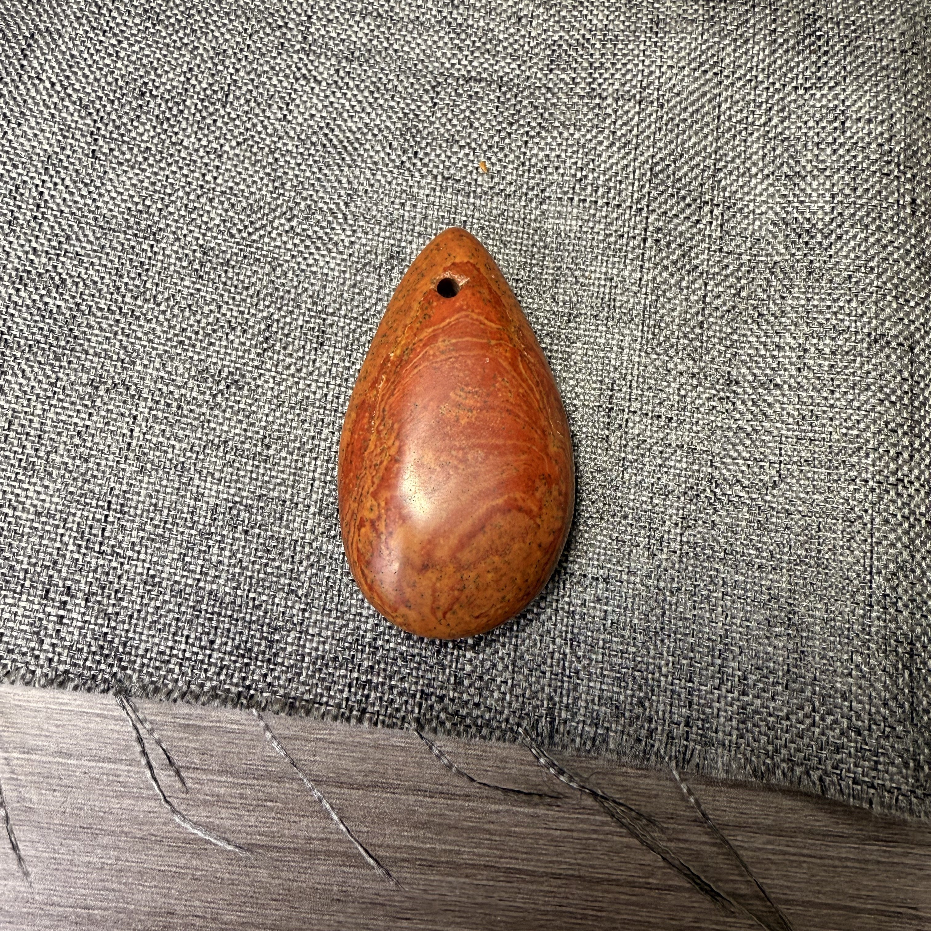 合金吊坠 砭石特价水滴挂坠