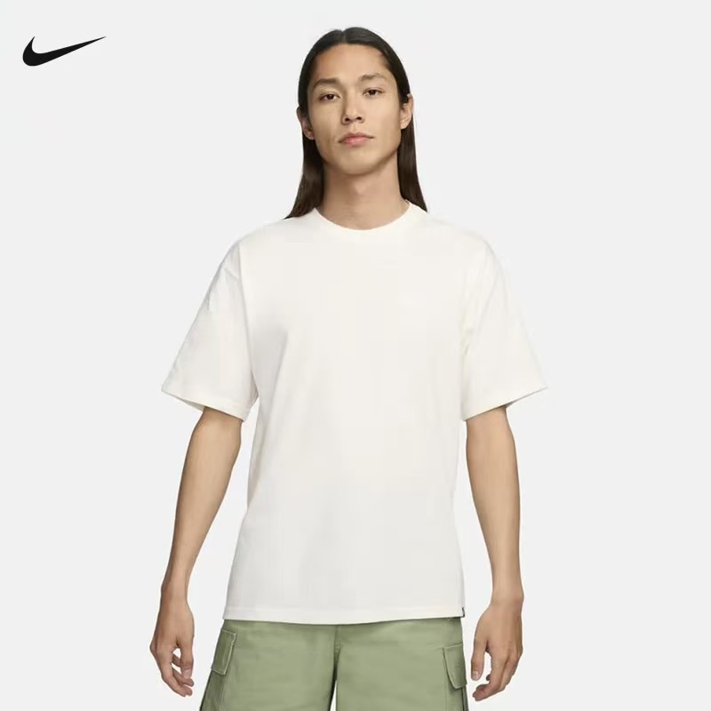 Nike耐克短袖男25夏新款宽松透气刺绣棉质圆领运动T恤FV0376133