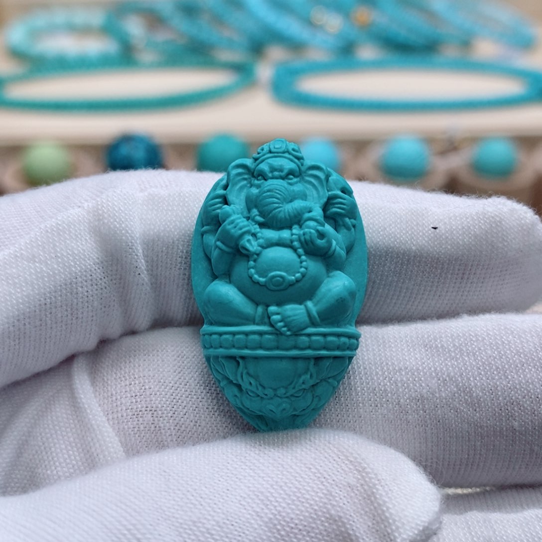 绿松石珠宝奇石未镶嵌