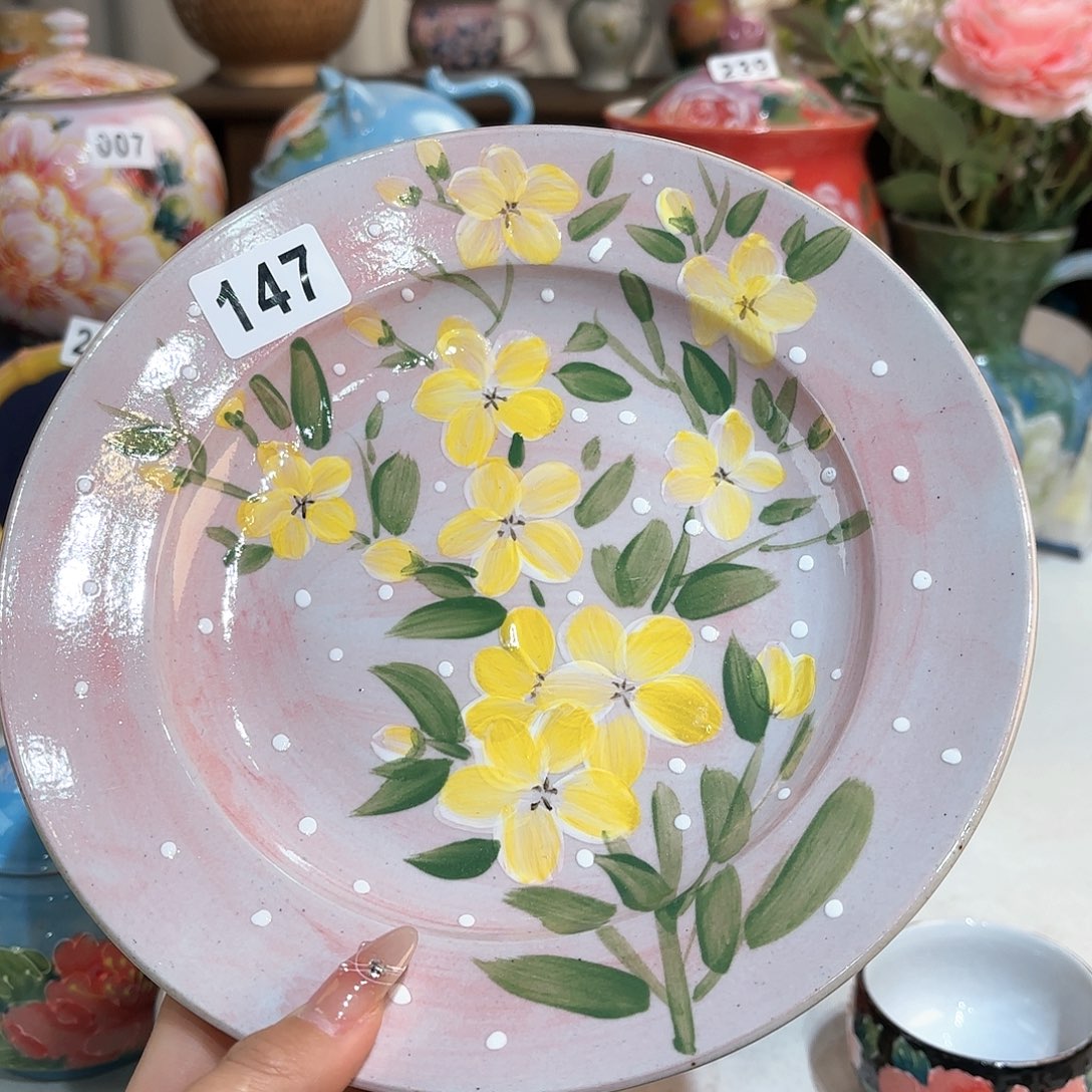 景德镇手绘高温釉下彩陶瓷茶具