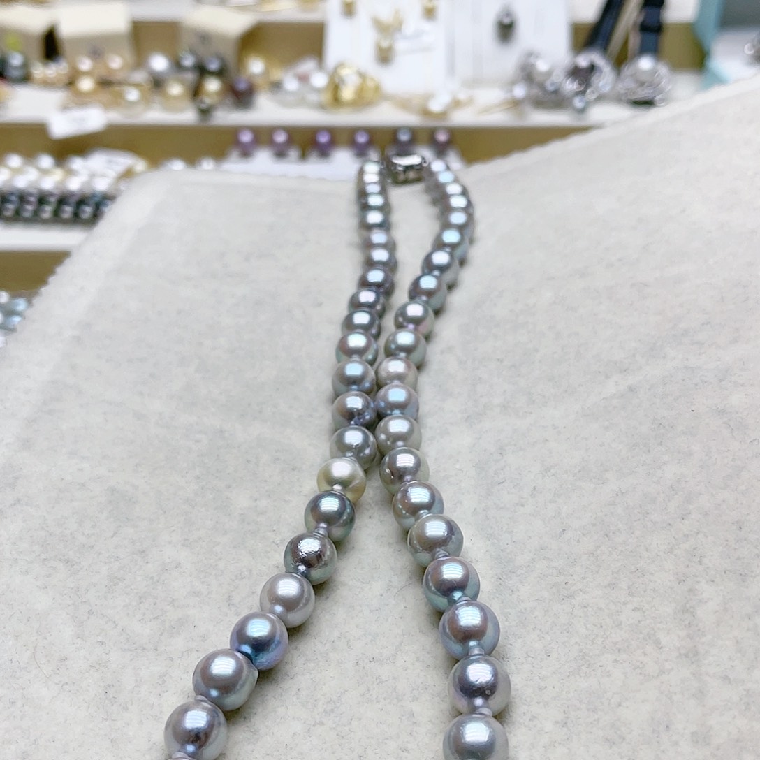 海水珍珠颈饰银S925镶嵌
