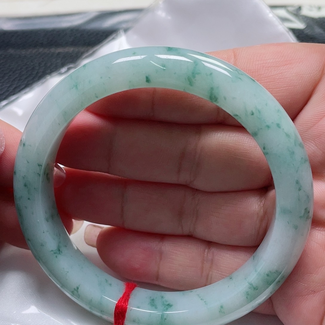 未镶嵌手镯翡翠缅甸翡翠手镯59圈