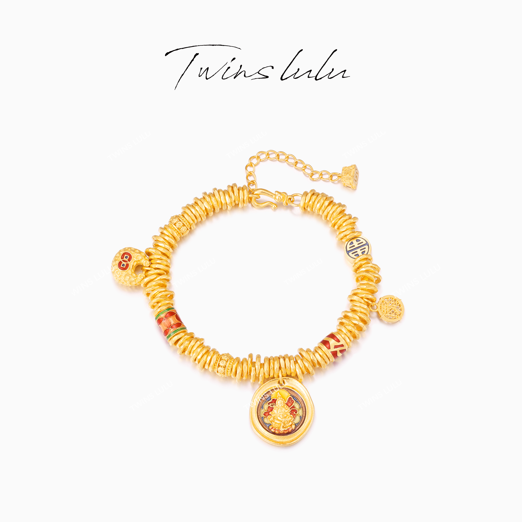 TWINS LULU  新中式气质小众爆款氛围感配饰手链TSS8037商品图