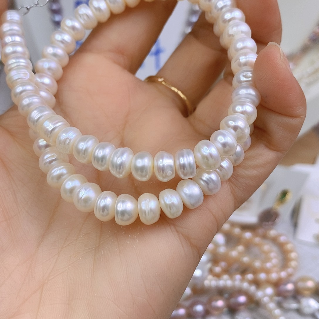 淡水珍珠手绳合金