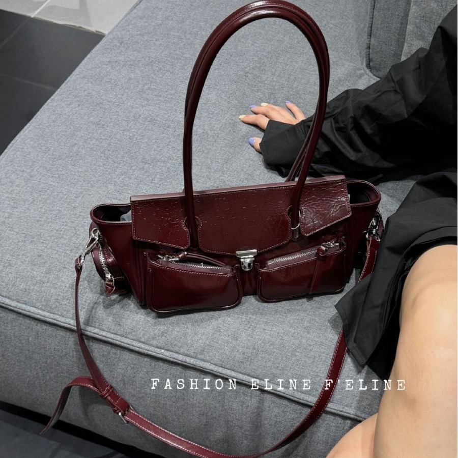 2025新款气质轻奢女士大牌时尚单肩斜跨包百搭休闲包包【大白】