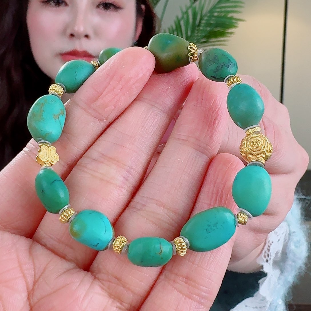 绿松石珠宝奇石未镶嵌