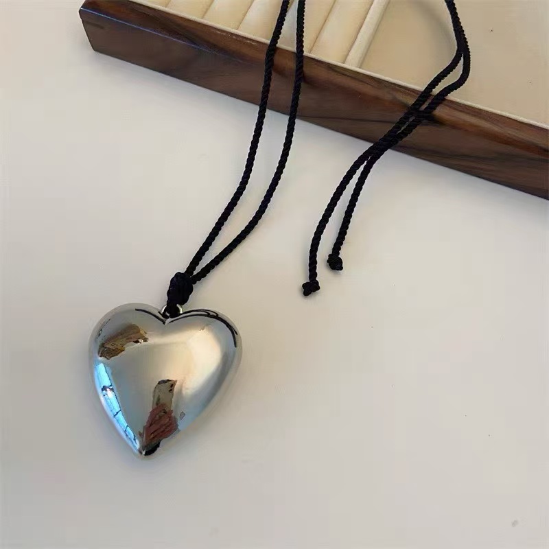 【Fever同款】光面大爱心时尚长款毛衣链MS-P245631