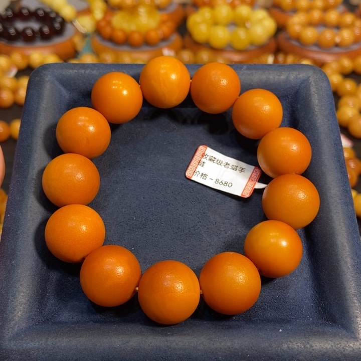 蜜蜡手链未镶嵌蜜蜡