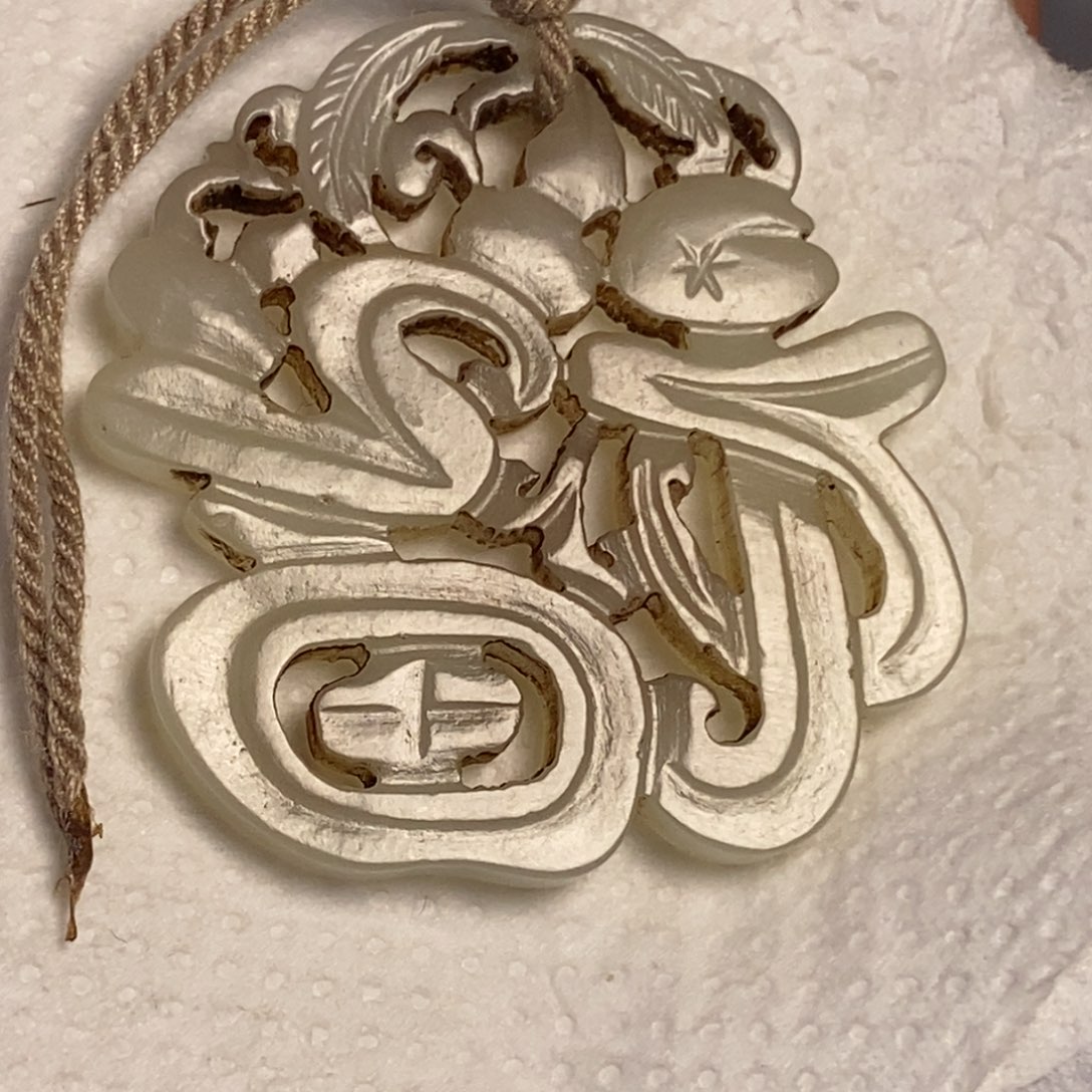 颈饰未镶嵌和田玉天**砂