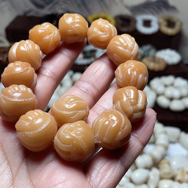吊坠菩提根/象牙果冰**芦菩提根手串