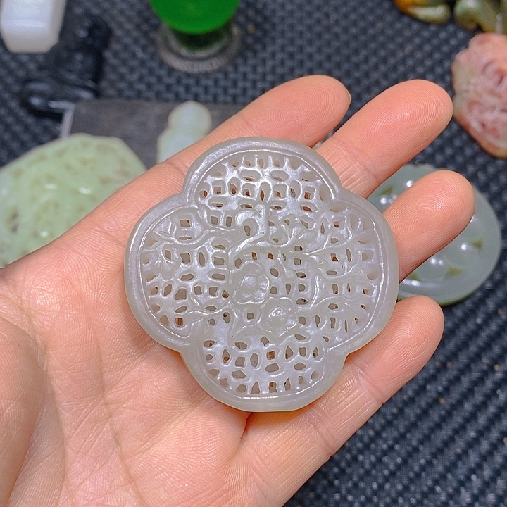 吊坠白玉菩提精选