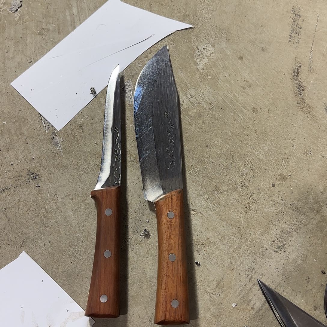 炮弹钢手工锻打分割刀