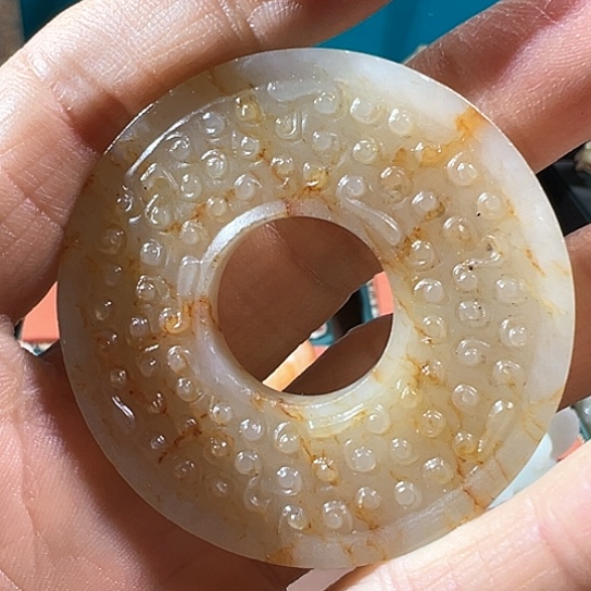 和田玉（糖玉）挂件未镶嵌