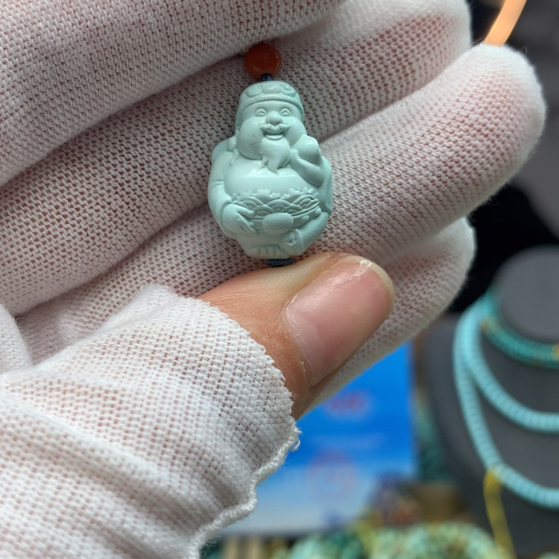 绿松石挂件未镶嵌