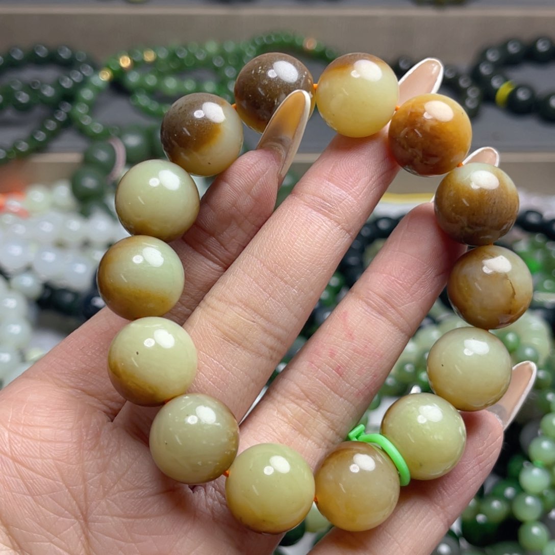 和田玉手链未镶嵌