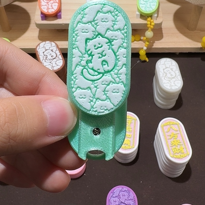 云青色猫猫叮叮潮玩