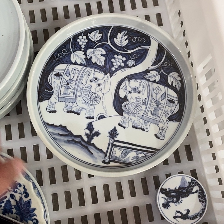 瓷摆件景德镇陶瓷老陶