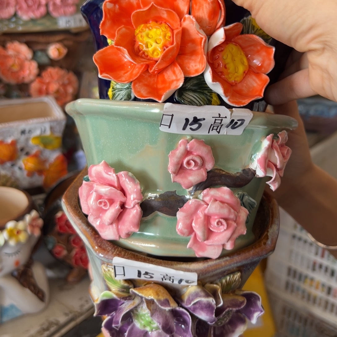 多肉花盆，满20发货爱退款拉黑