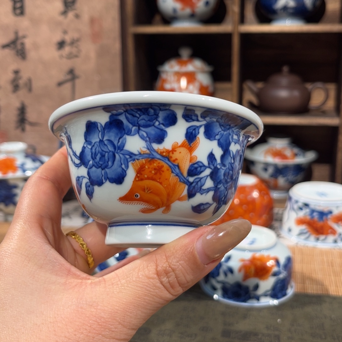 杯子陶景德镇陶瓷主人杯