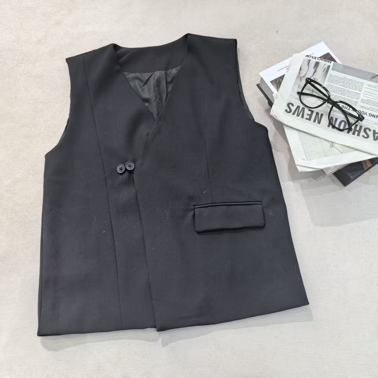 J衣长70    66922【松弛主义】西装马甲