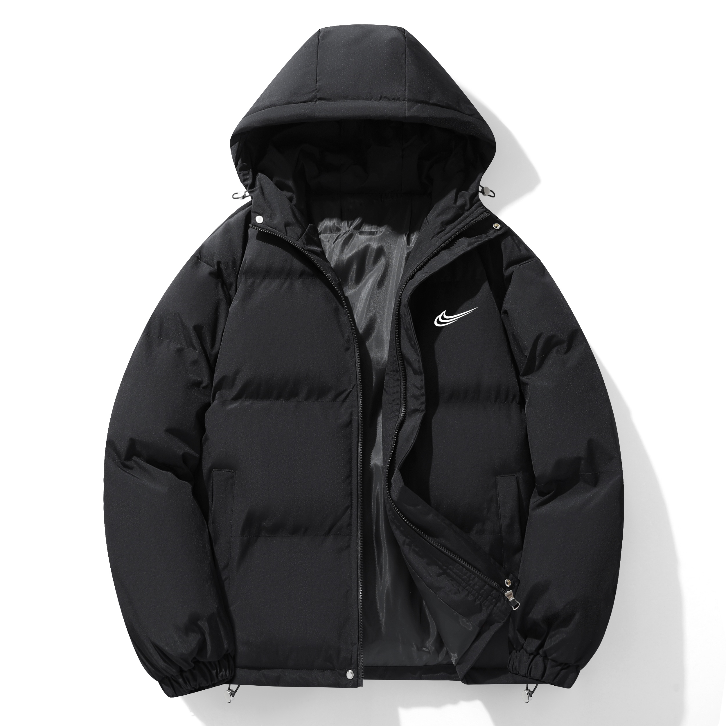 2025年新款连帽冬季情侣保暖时尚休闲百搭棉服外套1