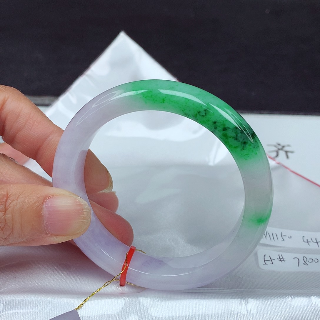 未镶嵌手镯翡翠55圈5044