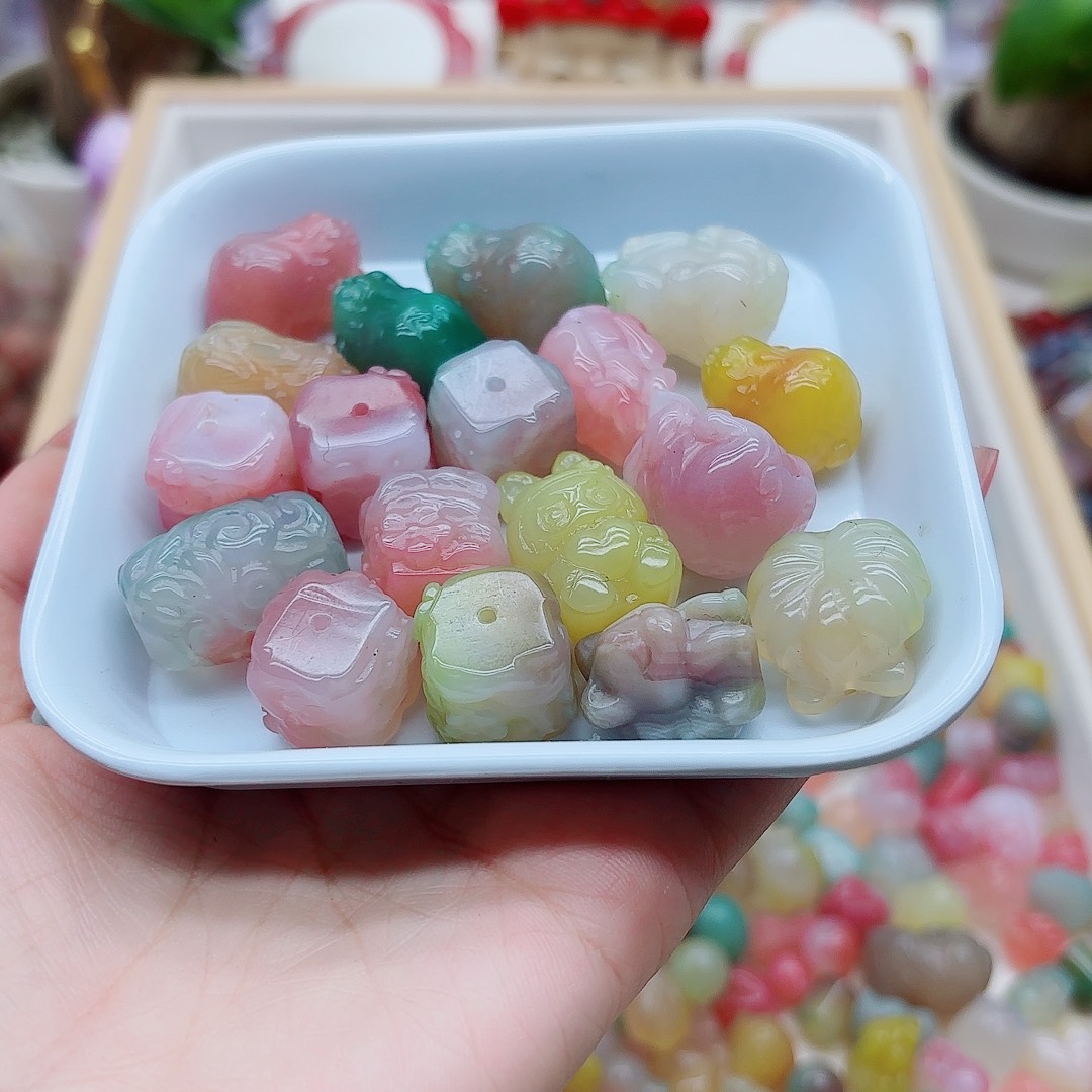 *****玛瑙/玉髓未镶嵌手链盐源20