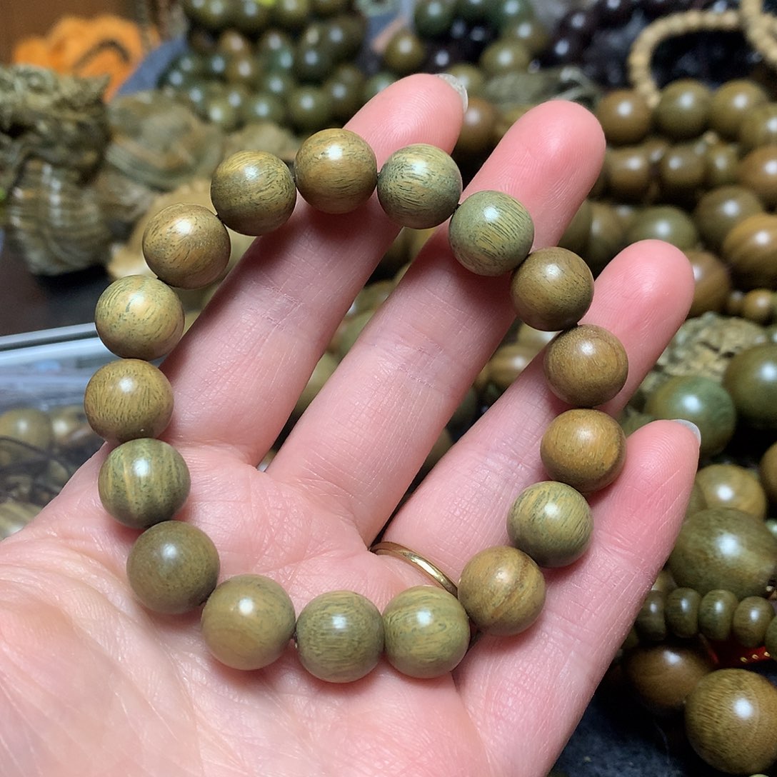 维腊木（绿檀）手串/手链?