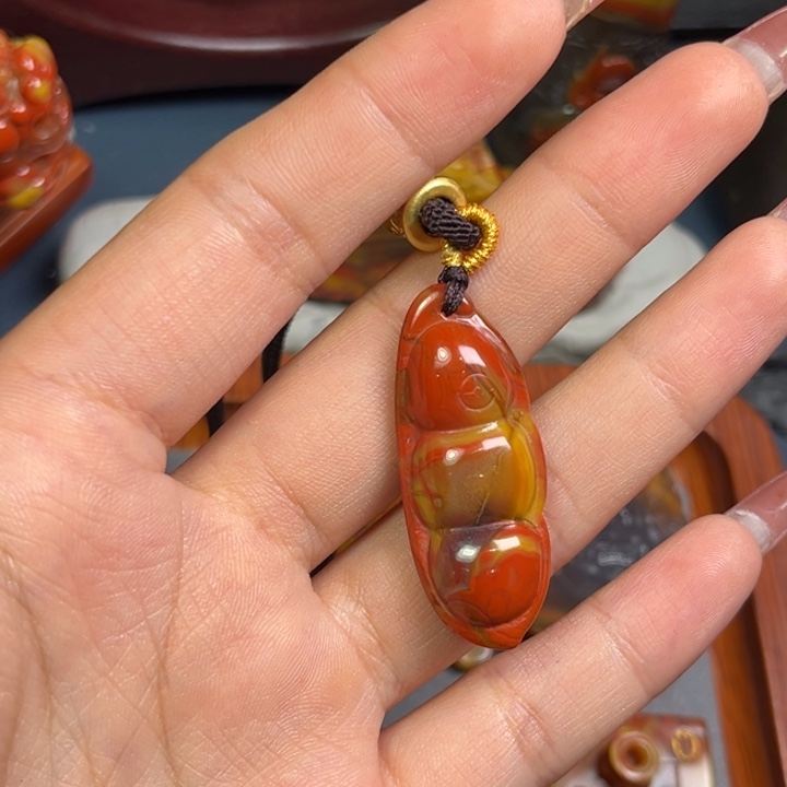 玛瑙/玉髓合金颈饰