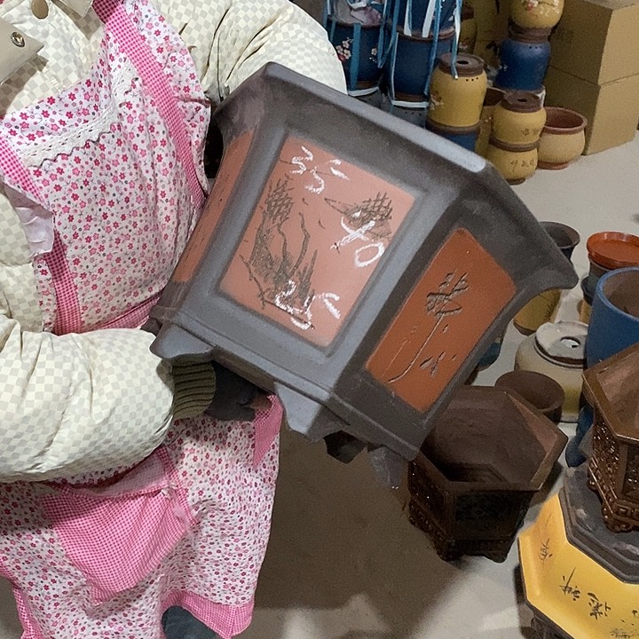 紫砂花盆紫砂花盆