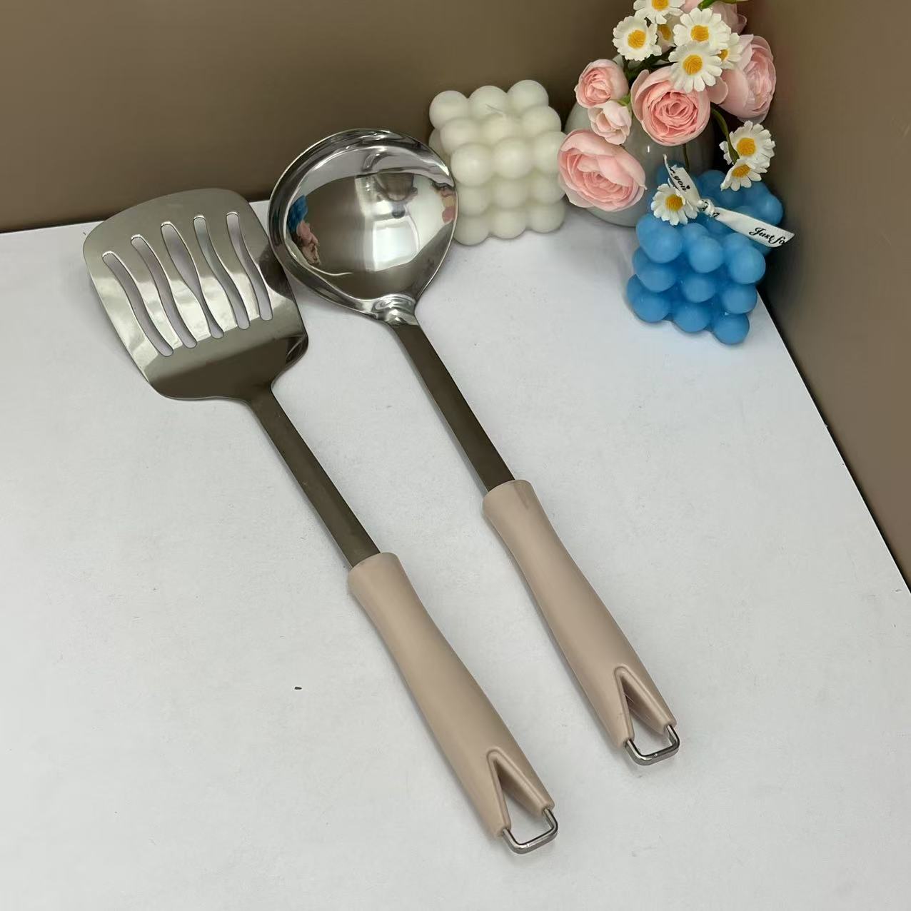 韩国汤勺煎铲套装2个【汤姆粉丝专属】
