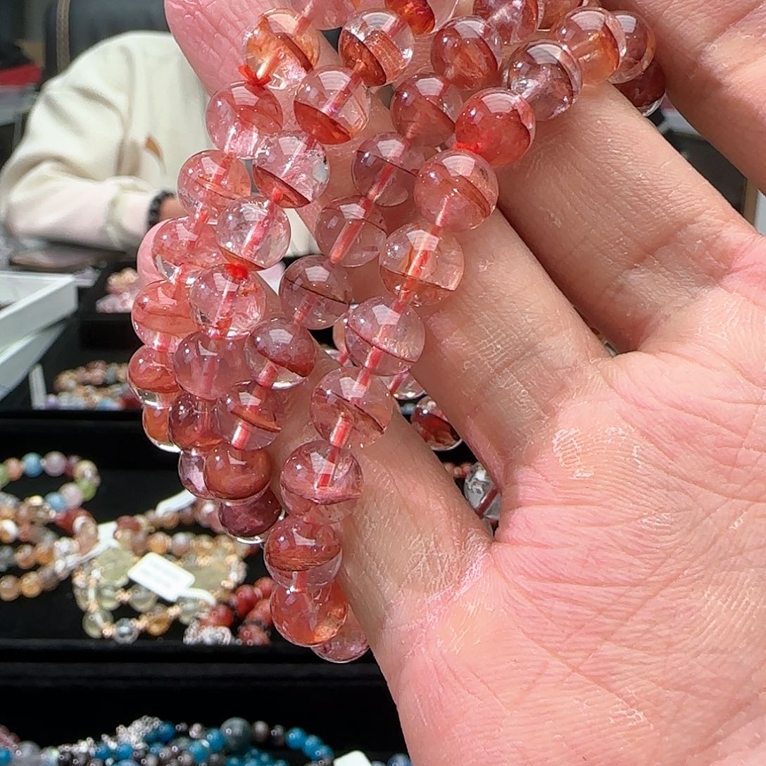 水晶手链未镶嵌浇花