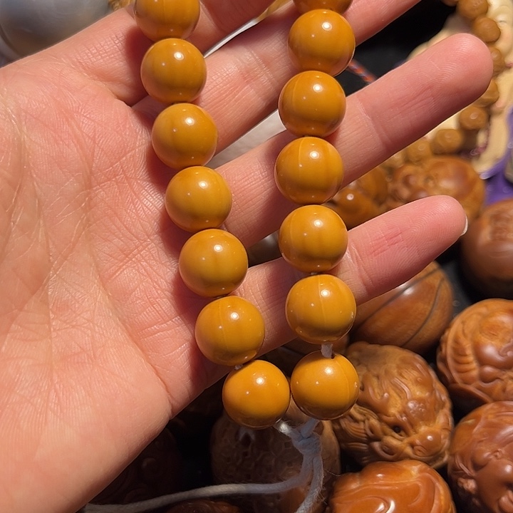 橄榄核手串/手链猴头正圆