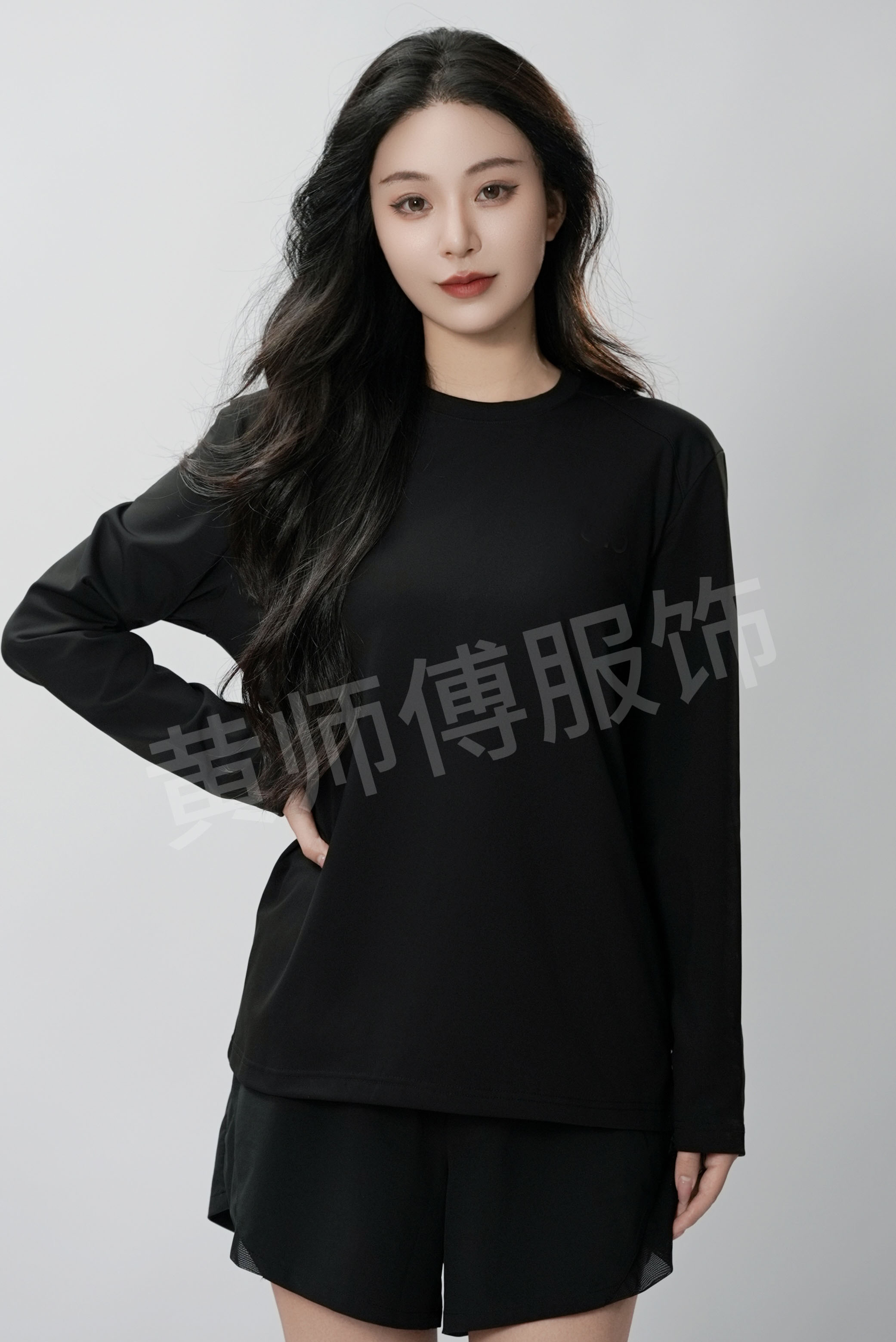 2025秋季男士长袖修身印花圆领速干户外运动卫衣休闲百搭宽松透气