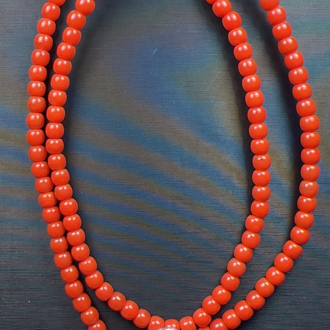 南红玛瑙小米珠链子未镶嵌西山杨柳冷水河蛋蛋料小米珠链子