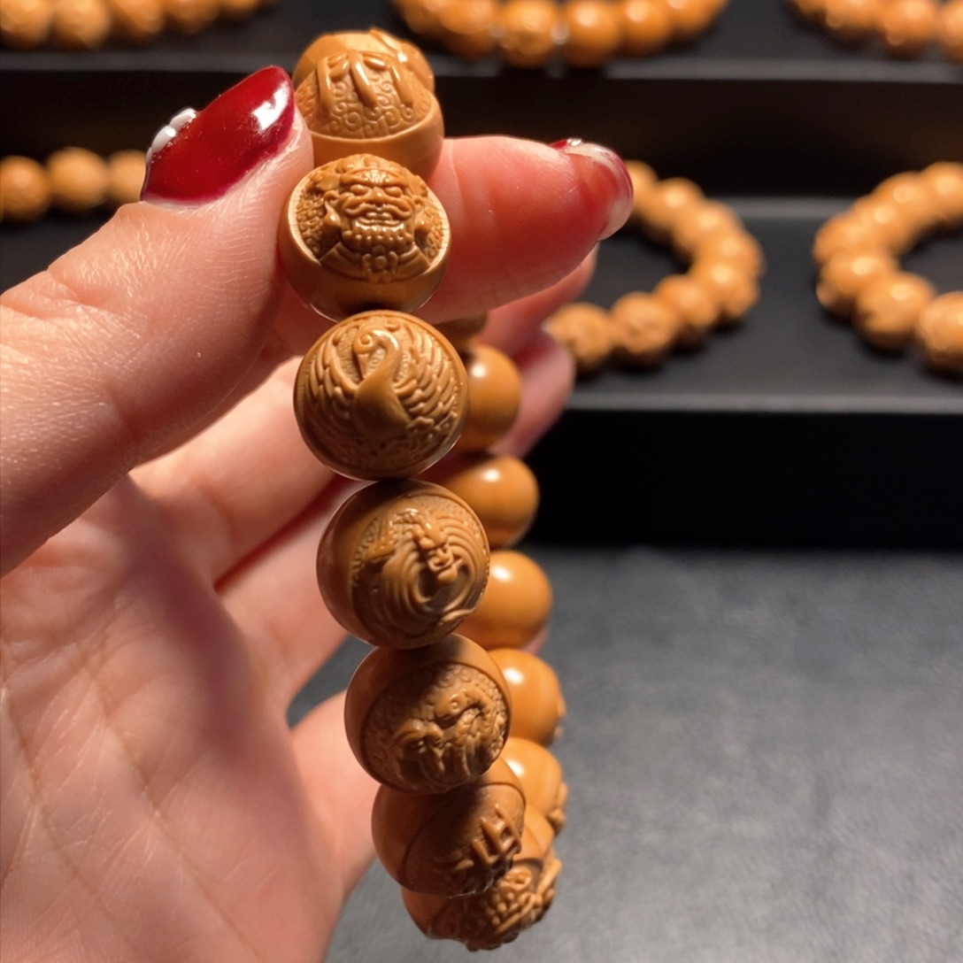 猴头核桃手串风调雨顺