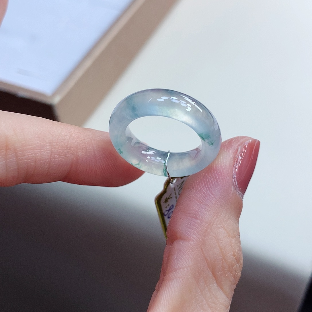 翡翠戒指未镶嵌10号