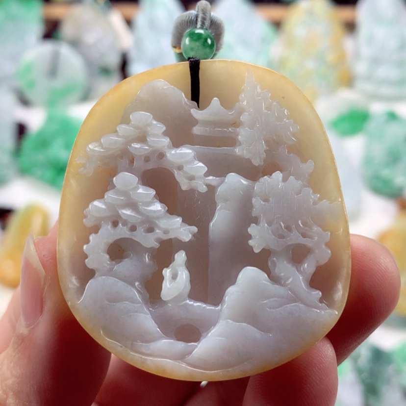 【闪购商品】翡翠吊坠(不含链)未镶嵌