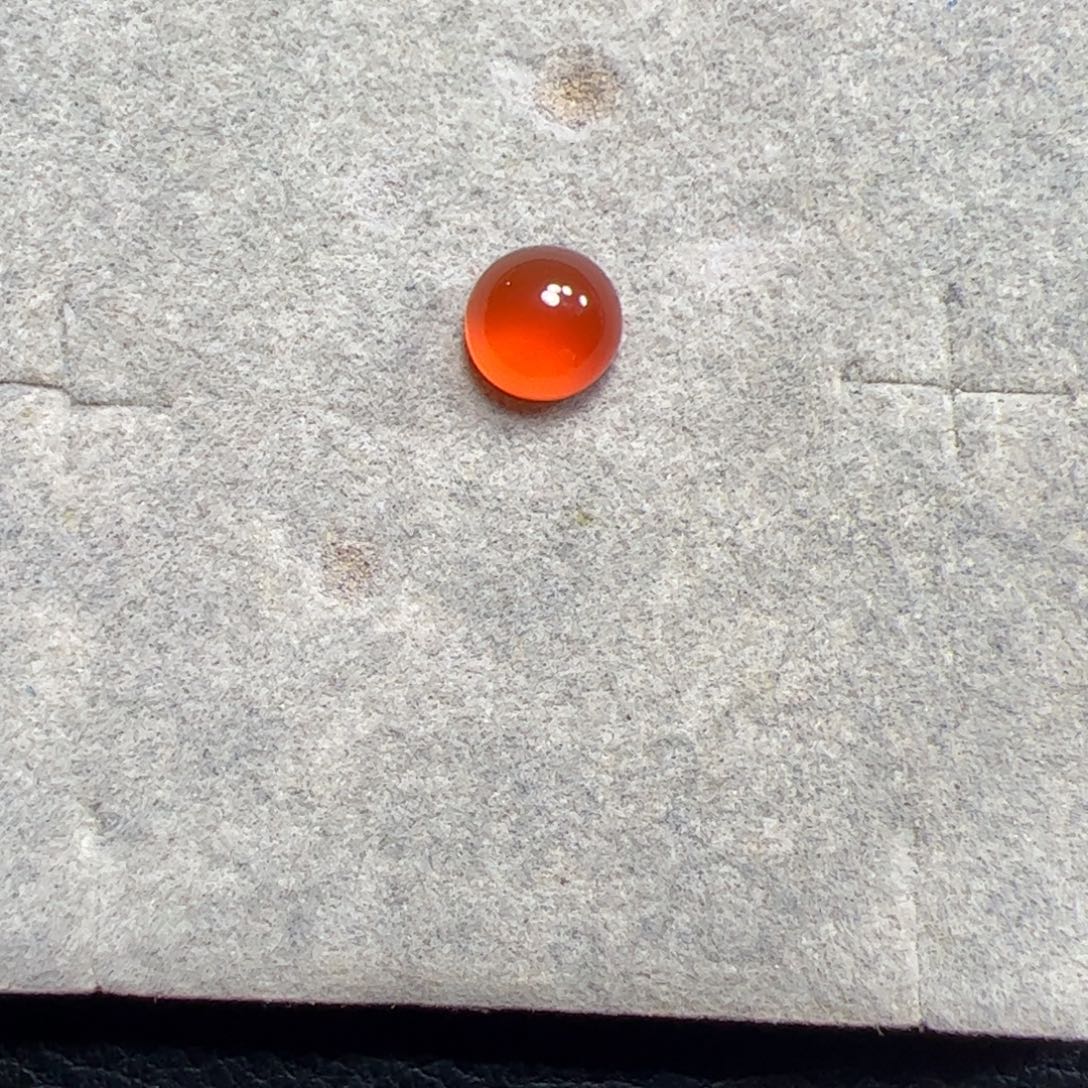 常***猫南红玛瑙冰红蛋面未镶嵌