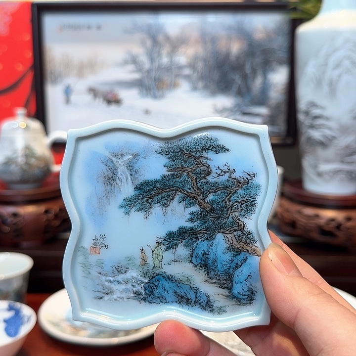 徐*斌青绿山水手工手绘