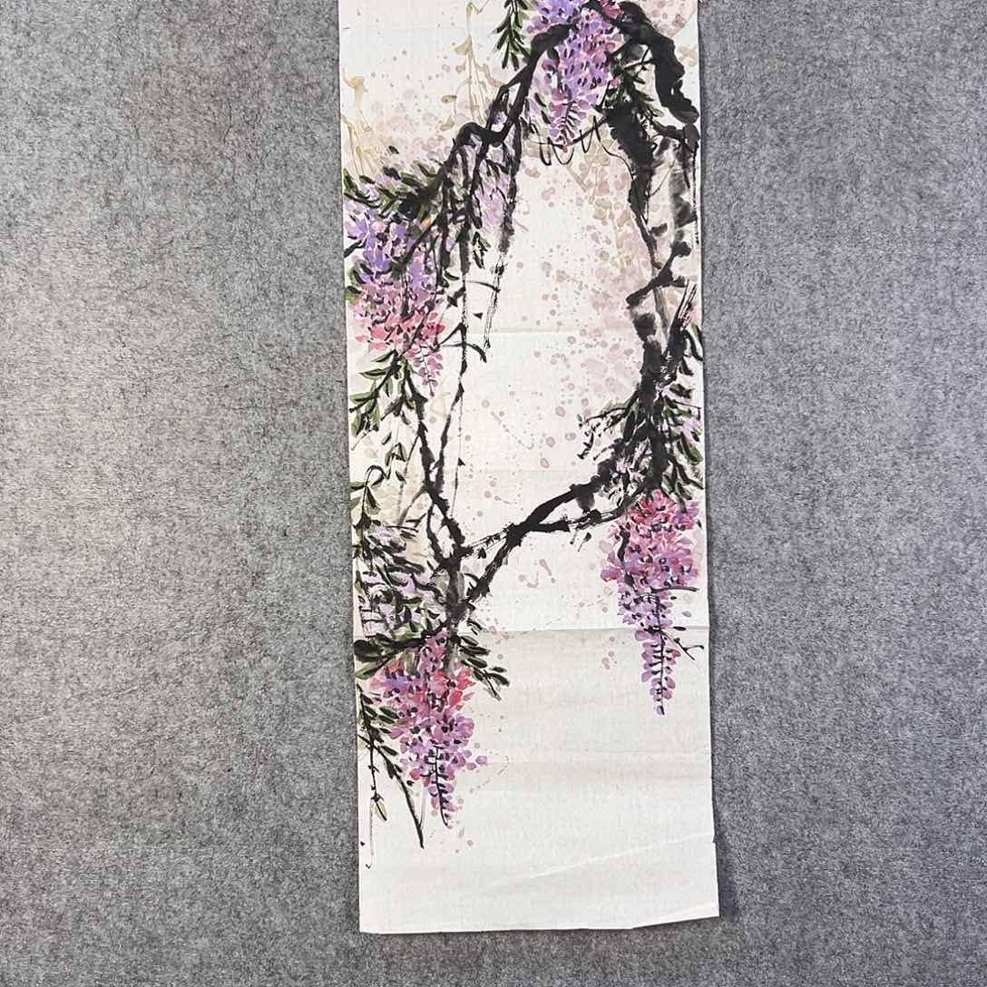 国画371 花鸟在此处飞翔也不