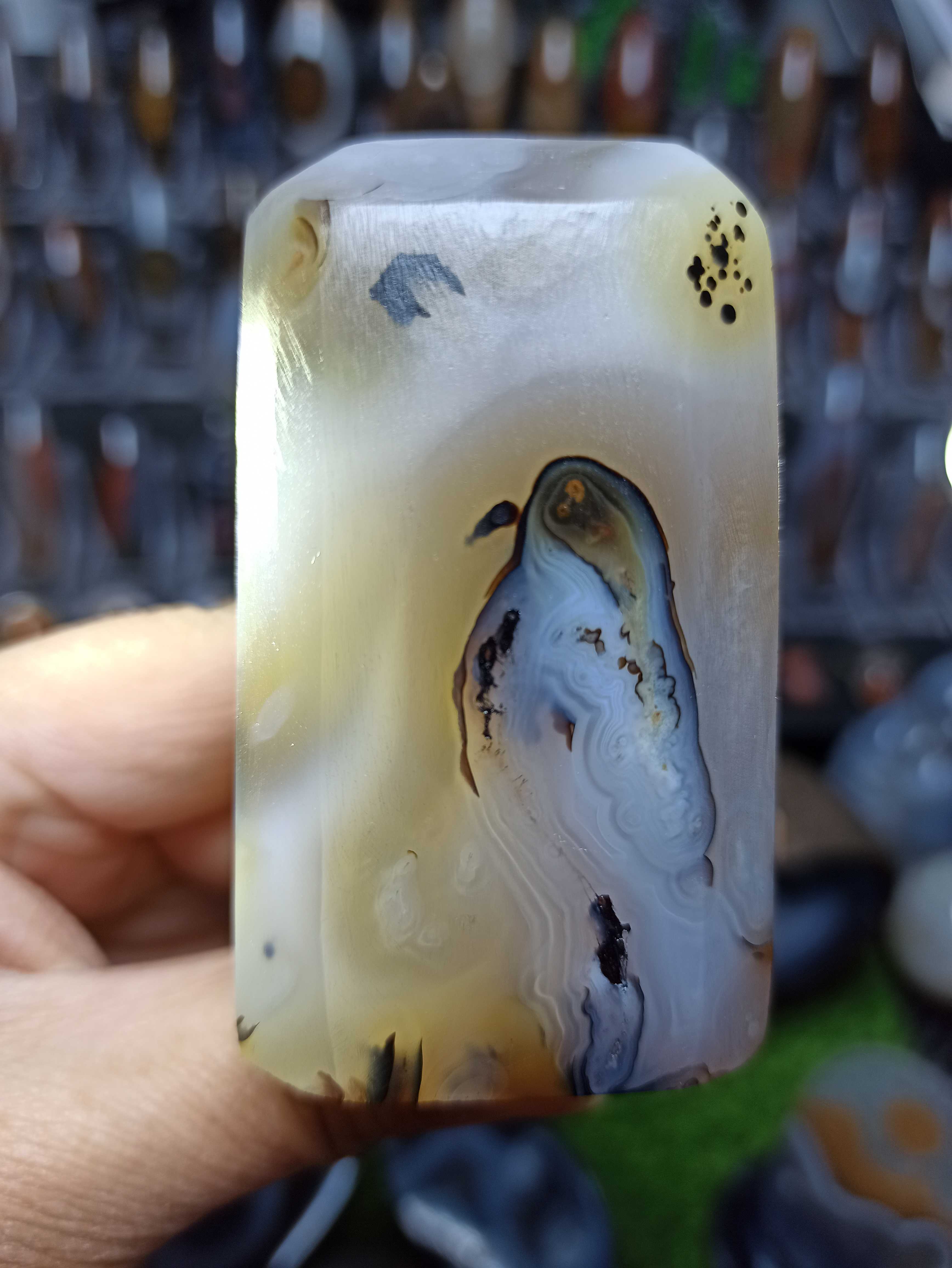 天然玛瑙精品摆件，奇石象形，鸟