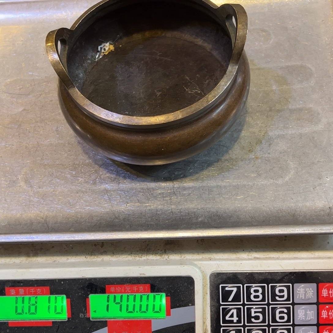 东***站黄铜摆件，文房摆件