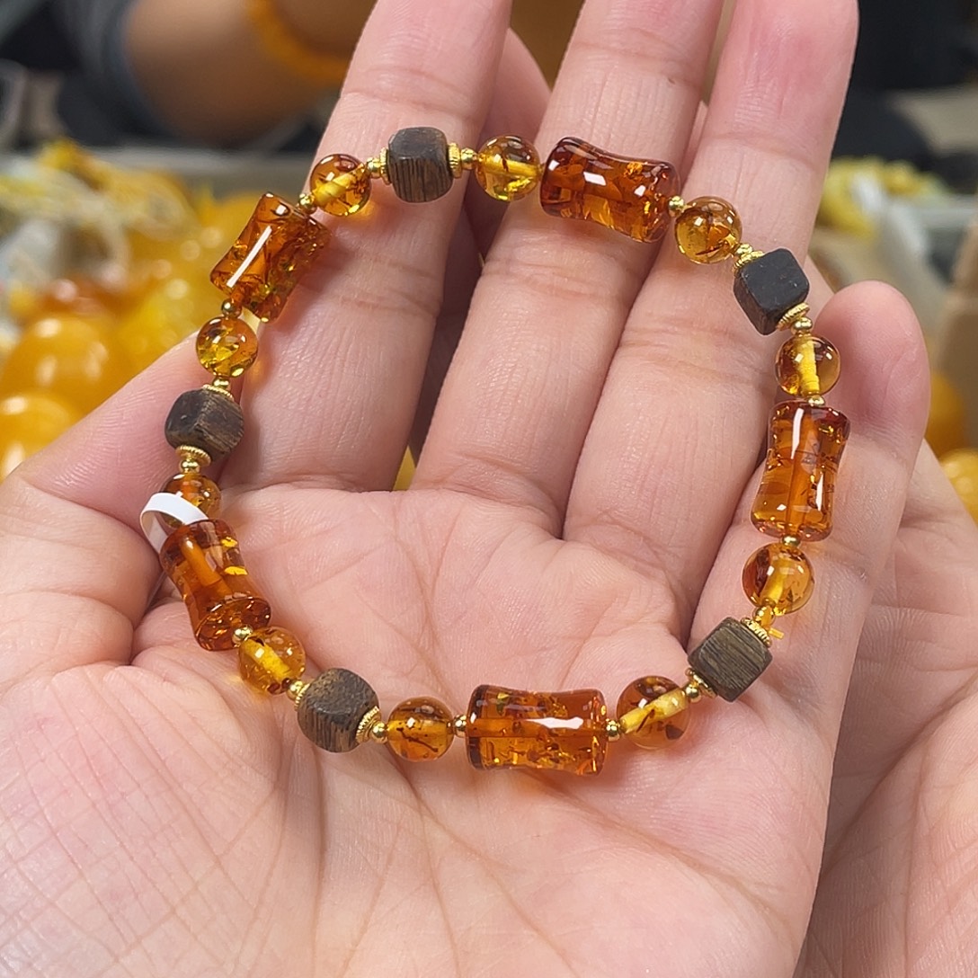 琥珀未镶嵌裸石h8