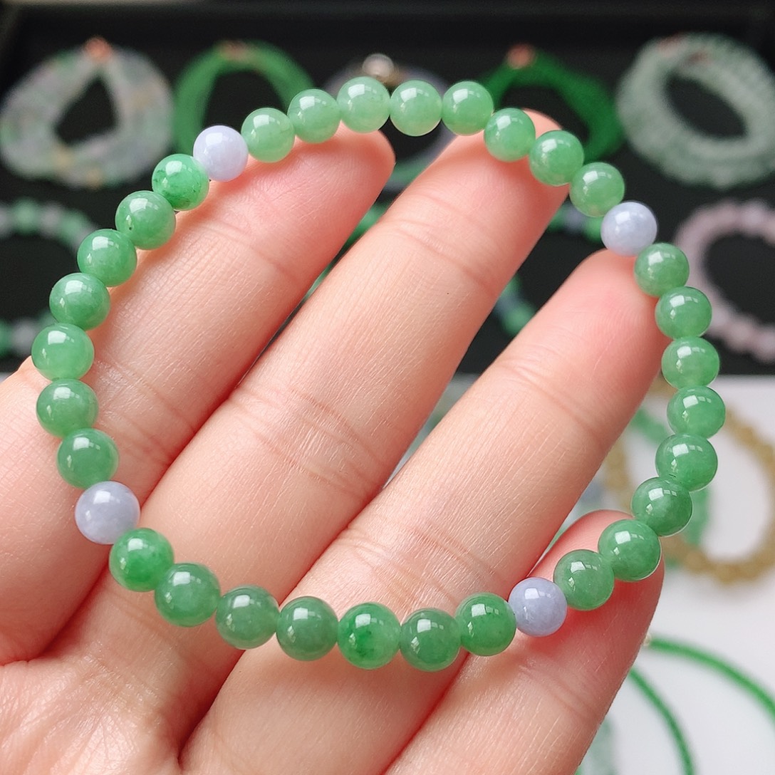 翡翠未镶嵌手链翡翠