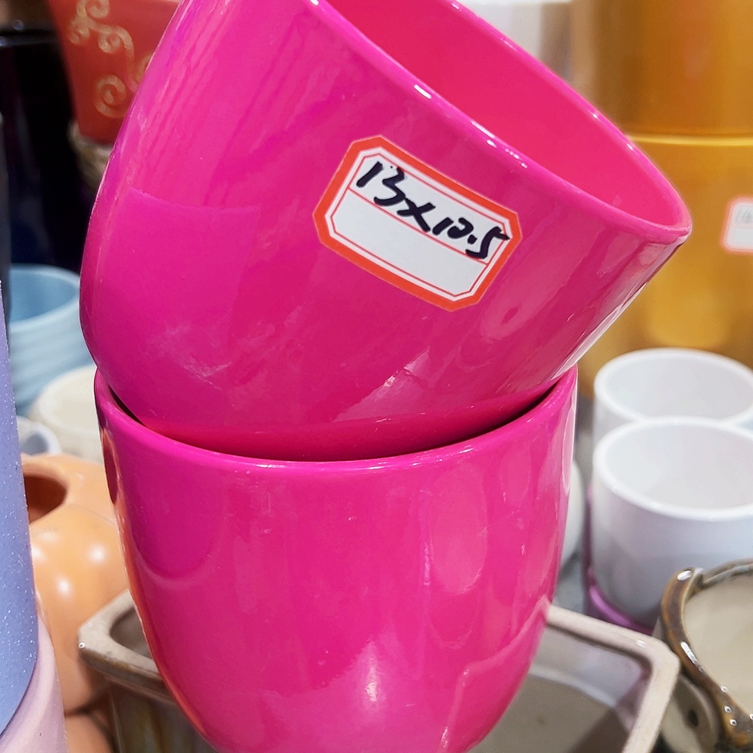 有孔，外贸尾单陶瓷花盆凑单10米包邮