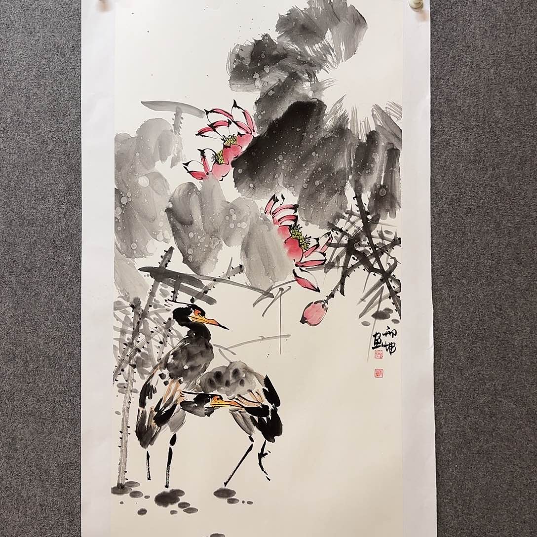 国画邢坤老师手绘作品