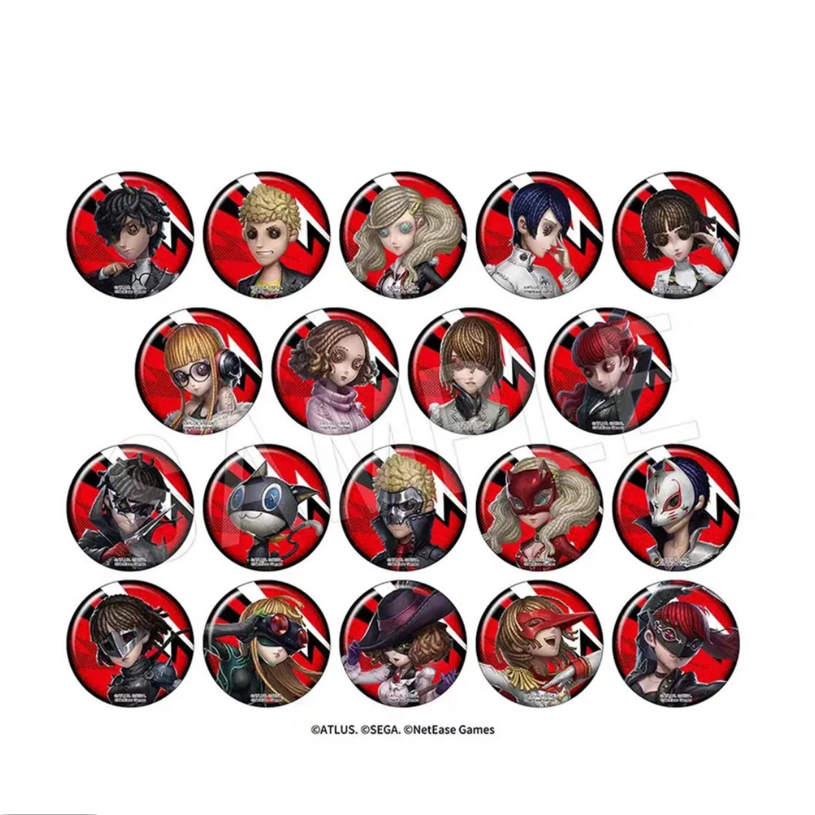 P5&第五人格联动 女神异闻录吧唧 拍立得