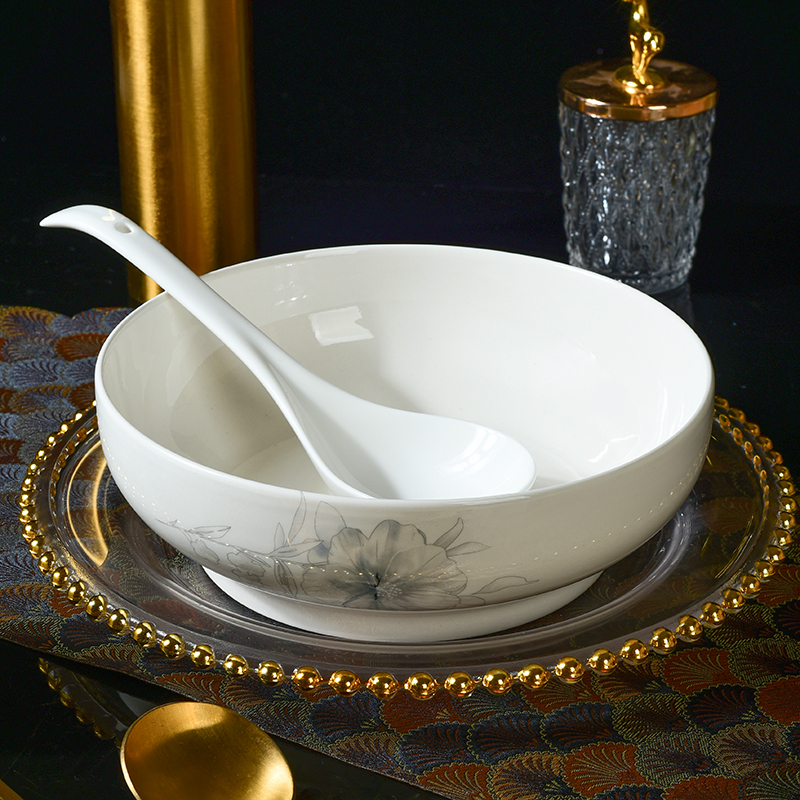 【1只装+赠品】倾城之恋陶瓷汤碗酸菜鱼大盆碗2025新款水煮鱼大汤盆