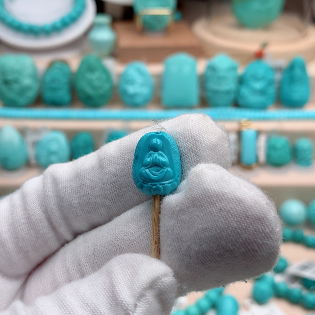 绿松石珠宝奇石未镶嵌